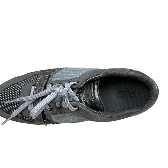 Rockport XCS Sneaker Suede Mesh Lace Up Low Top Rubber Soles Gray Women Size 7.5 - Picture 4 of 9